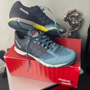 Reebok CrossFit Nano Speed TR Men’s Size 9.0 Teal, Grey, Black & Yellow